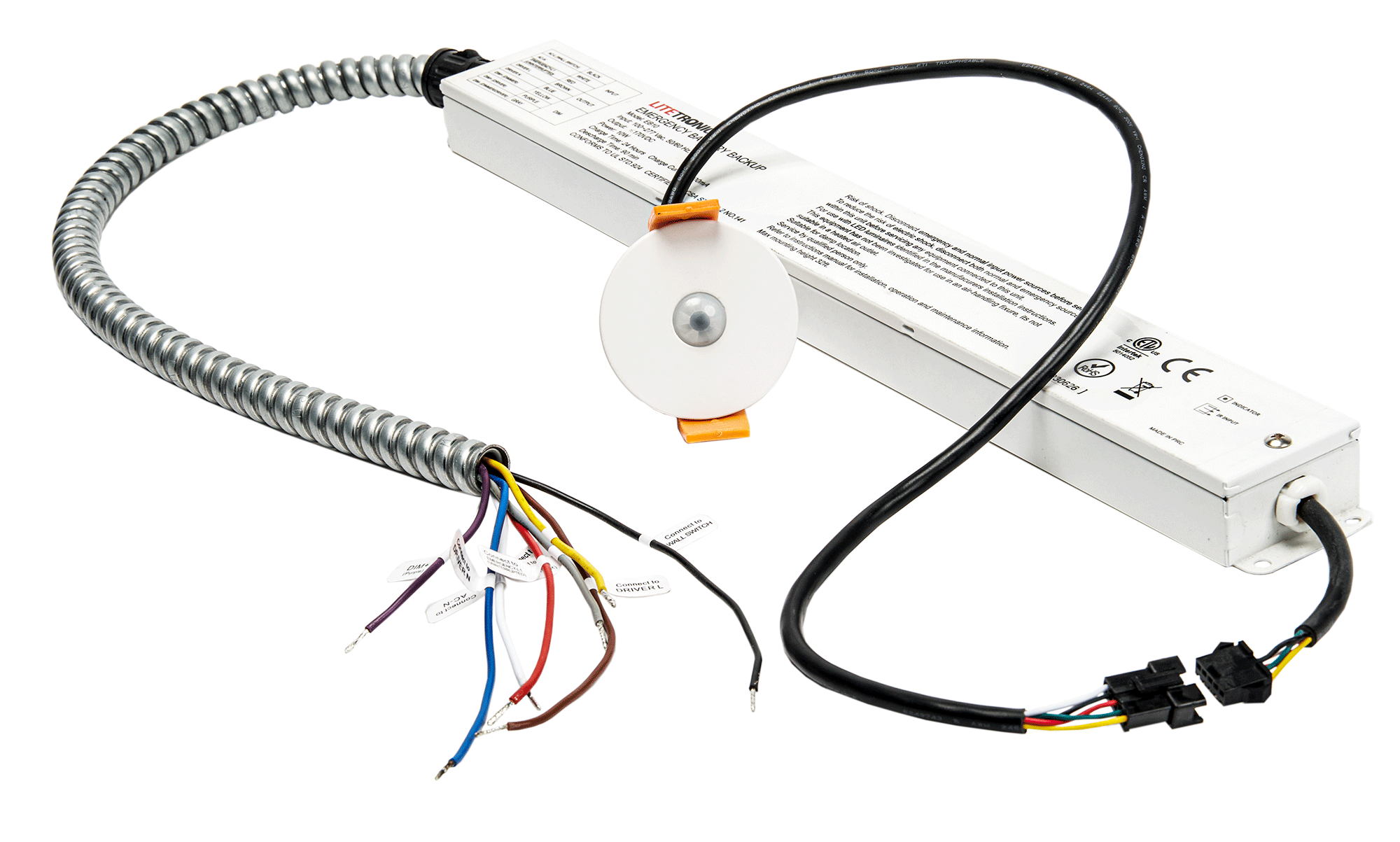 LED EMERGENCY DRIVER DEVICE WITH BATTERY BACK-UP 