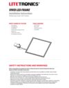 Vivid LED Frame Installation Instructions