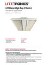 LED Linear High Bay C-Series Installation Instructions