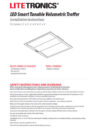 Smart LED Volumetric Troffer Installation Instructions Preview