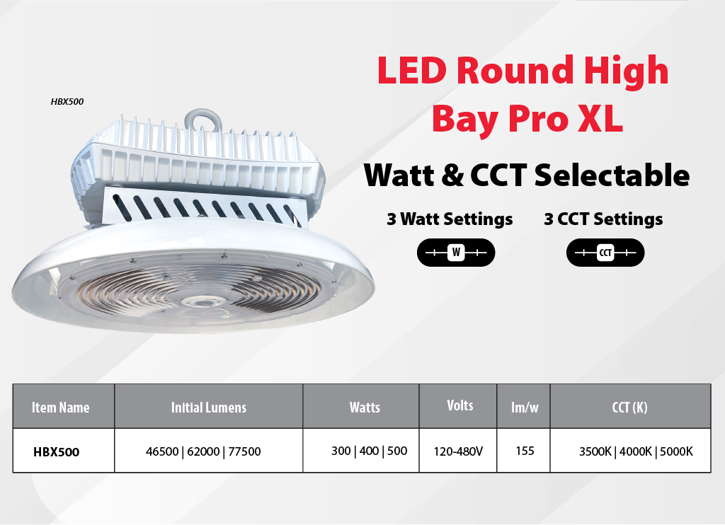 LED Round High Bay XL HBX500