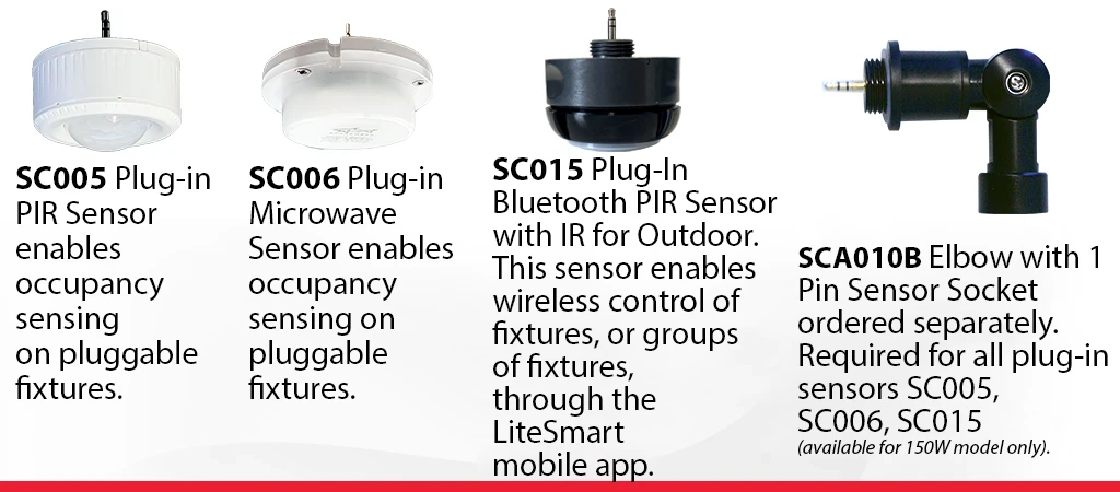  LED lighting sensors and controls