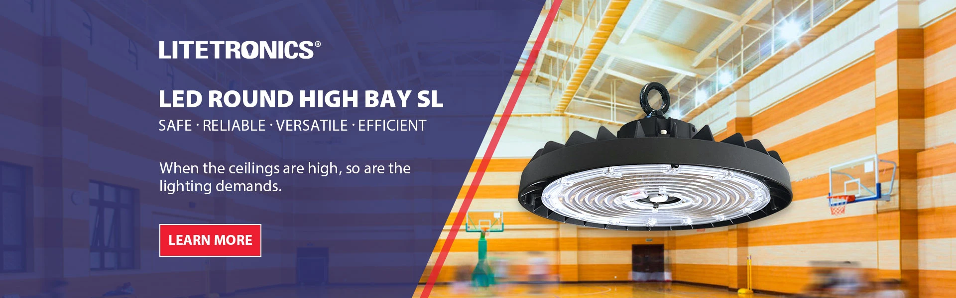 Litetronics LED Round High Bay - When the ceilings are high, so are the lighting demands.