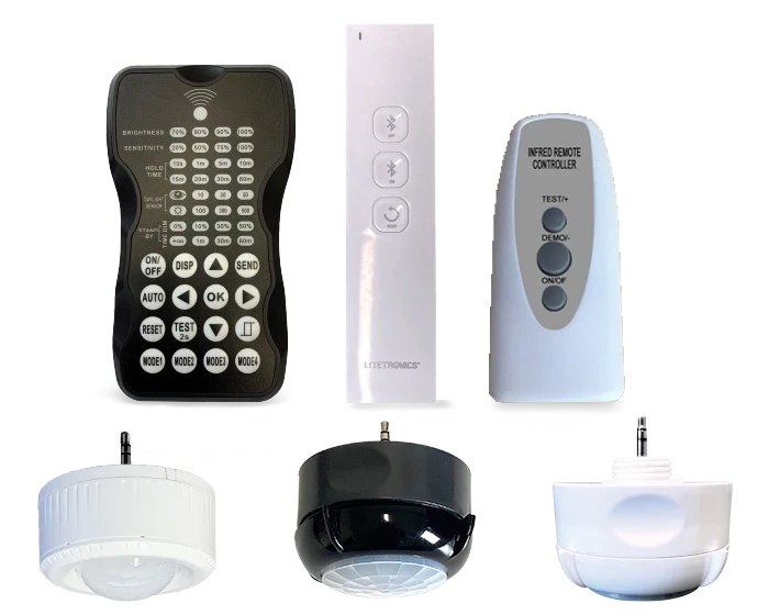 Sensors and Controls for LED Lighting Panels, LED High Bays, LED Strips and LED Retrofit fixtures.